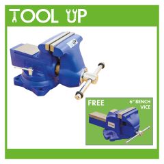 6.5" Ductile Iron Bench Vice ToolUp12 Deal