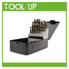 25Pc M35 Black Metal Box Cobalt Drill Bit Set ToolUp12 Deal