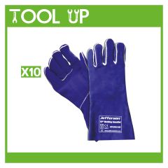 16'' Premium Welding Gauntlets Blue ToolUp12 Deal