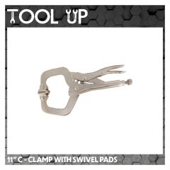 11" C - Clamp with Swivel Pads ToolUp 13 Deal