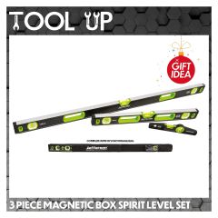 3 Piece Magnetic Box Spirit Level Set ToolUp 13 Deal