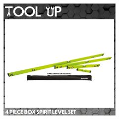 4 Piece Box Spirit Level Set ToolUp 13 Deal
