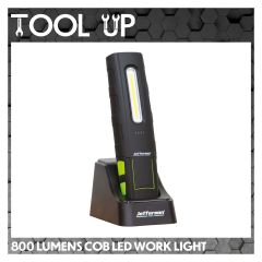 800 Lumens COB LED Work Light C/W Charging Base ToolUp 13 Deal