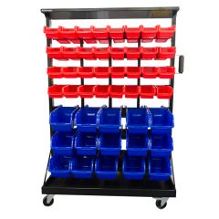 94 Piece Mobile Storage Bin System