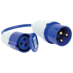 230V 32A Plug to 16A Socket Fly Lead