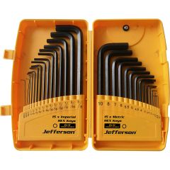 30 Piece Hex Key Set (Metric & Imperial)