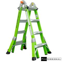 FG4 4 Tread Fibreglass Multi-Purpose Ladder