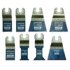 8 Piece Bi-Metal Multi Tool Blade Set