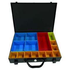 15 Compartment Metal Storage Case