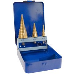 3 Piece HSS Step Drill Set