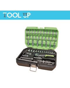 52 Piece 1/4” Drive Socket Set