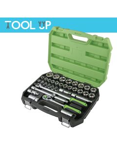 34 Piece 1/2” Drive Socket Set