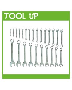 25Piece Combination Spanner Set ToolUp12 Deal