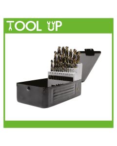 25Pc M35 Black Metal Box Cobalt Drill Bit Set ToolUp12 Deal