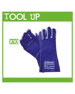 16'' Premium Welding Gauntlets Blue ToolUp12 Deal