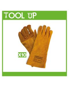 16'' Standard Welding Gauntlets Yellow ToolUp12 Deal