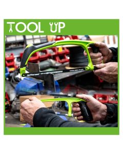 6'' 24Tpi 65Mn Sg High-Vis Handsaw Softgrip Handle ToolUp12 Deal