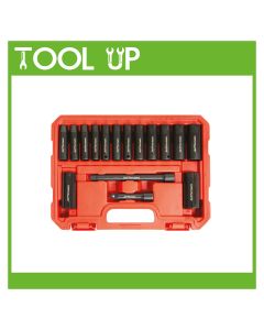 16 Piece 3/8'' Deep Metric Impact Socket Set ToolUp12 Deal