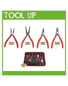 4 Piece 9" Circlip Pliers Set ToolUp12 Deal