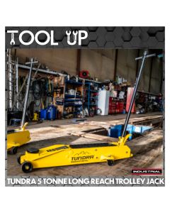 Tundra 5 Tonne Long Reach Trolley Jack ToolUp 13 Deal
