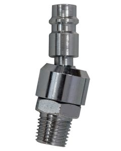 High Flow 1/4" BSP Male Screwed Swivel Adaptor