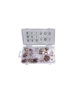 150pc Copper Washer Assortment, Metric