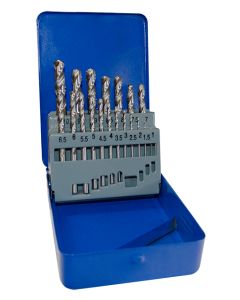 HSS Fully Ground 19 Piece Drill Bit Set