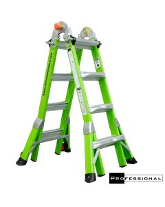 FG4 4 Tread Fibreglass Multi-Purpose Ladder