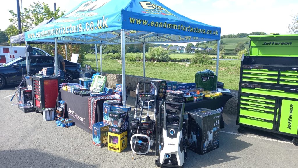 Jefferson Tools exibiting alongside E & M Motor Factors